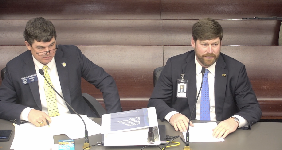 Will Bentley and Senator Sam Watson 